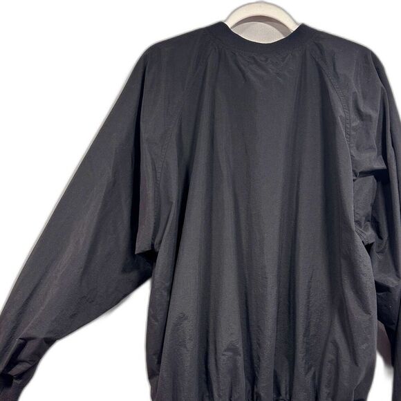 Vintage 90s Portland Trail Blazers XL Black Pullover Windbreaker – V-Neck - Picture 7 of 8